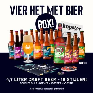 Vier Het Met Bier Box van Scheldebrouwerij